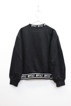 画像3: SALE    by LOVEiT   リブロゴptトレーナー  80;クロ (3)