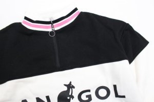 画像2: SALE　 　　by LOVEiT 　KANGOL　ハーフジップトレーナー　80；黒 (2)