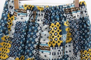 画像3:  30%off   Lilou&Lily   MYSTERYOUS PATTERN BOX LONG SKIRT  B.YELLOW (3)