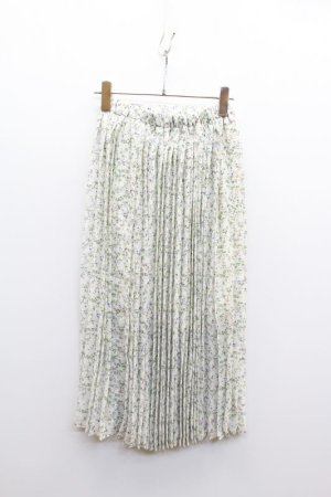 画像3: SALE LOVEtoxic ラブトキシック 花柄プリーツスカート  03;オフホワイト (3)