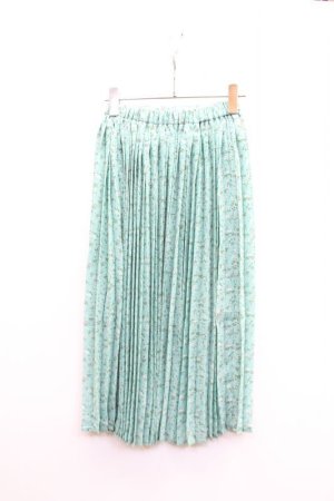 画像3: SALE LOVEtoxic ラブトキシック 花柄プリーツスカート  43;エメラルドグリーン (3)