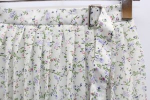 画像2: SALE LOVEtoxic ラブトキシック 花柄プリーツスカート  03;オフホワイト (2)