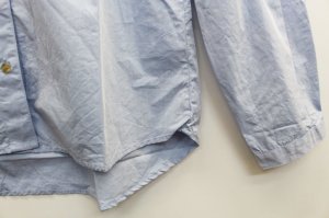 画像3: 50%off  YARRA 　　コットンラウンドシャツ　　53；サックス　 (3)