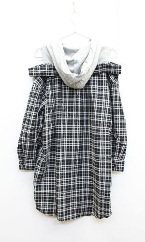 画像4: SALE LOVEtoxic ラブトキシック フードレイヤードシャツOP  80;クロ (4)