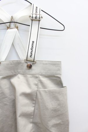 画像2: 50%off nunuforme  サルエルサロペット  カラー;Beige  サイズ;105 (2)