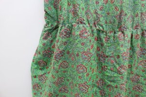 画像2: 60%off 　GTH 　インドプリント　コンビネゾン　8；グリーン　　サイズ；01 (2)