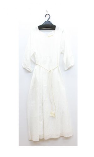 画像1: ★SALE　2020Spring　bon vieux Temps　ワンピース　サイズ；1　10；Off-white (1)