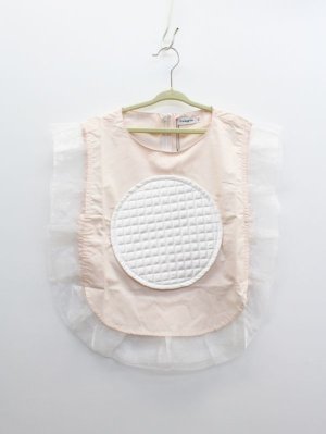 画像1: 30%off 　フランキーグロウ    QUILTING DOT FRILL TP　　カラー；SOFT PINK-WHITE　 (1)