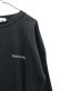 画像2: 40%off 2020SS UNIONINI　 long sleeved tee   カラー；black (2)