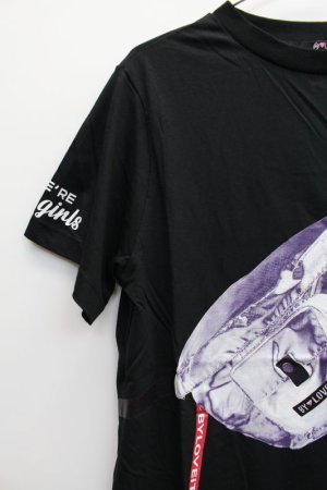 画像2: SALE　2020春夏　by LOVEiT 　バッグプリントTシャツワンピース　　80；クロ (2)