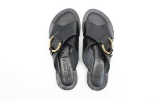 画像2: CORSO ROMA  CROSS STRAP サンダル  #131  カラー;NERO (2)