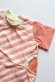 画像2: 40%off 2020SS ZOZIO（ゾジヲ）　Stripe one-piece     カラー；peach border (2)