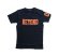 画像1: GLAZOS  　　天竺ロゴナンバープリント 半袖Tシャツ　　ネイビー (1)