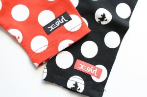 画像3: 40%off X-girl Stages 　コラボミッキードットレギンス　　 (3)