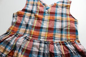 画像2: 50%off DD  メンアサマドラスチェック ジャンパー SK (ヒザ下丈) 26;淡ピンク  (2)