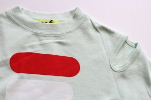 画像2: ★SALE MELT  FILA*MELT ケープTEE  28;淡緑  (2)