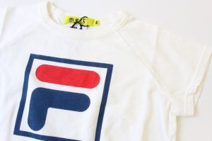 画像2: ★SALEMELT  FILA*MELT ラグランユルTEE 1;白  (2)