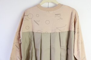 画像3: 50%off nunuforme 　バックフリルT　カラー；Beige*Navy　サイズ；145 (3)