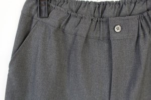 画像2: 50%off doux blue 　リラックスパンツ　イージーパンツ　　85；チャコール　　サイズ1 (2)
