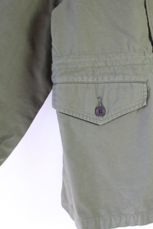 画像3: 30%off  Clip tab ムラ糸バックサテン フィールドJK  570;カーキ  サイズ2 (3)