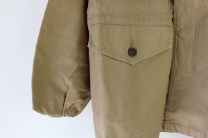 画像2: 30%off  Clip tab ムラ糸バックサテン フィールドJK  630;ベージュ  サイズ2 (2)