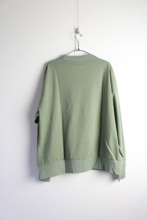 画像3: 50%off UNIONINI  side slit big tee  カラー;green  サイズ;6-8y(116-128cm) (3)