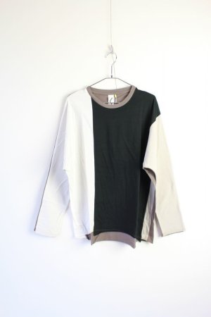 画像1: 30%off　UJU　  carakiri/ロングTシャツ　カラー；Black (1)