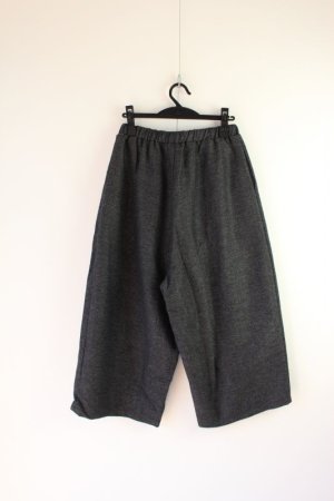 画像3: 30%off   Lilou&Lily  TWILL WOOL　WIDE  PANTS　C.CHARCOAL (3)