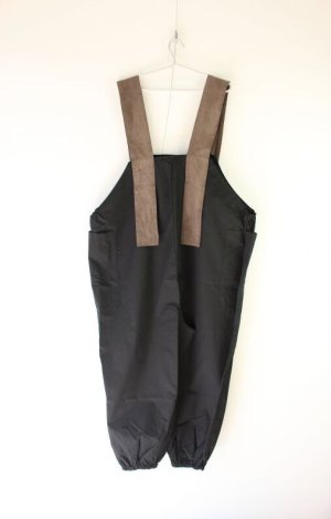画像3: 30%off　UJU　  フェイクスエードベルトサロペット　　カラー；Black 　サイズ；1 (3)