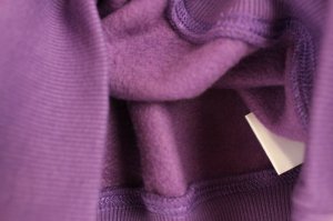 画像3: 50%off 2020秋冬　by LOVEiT 　チェクラインパーカー　　60；パープル (3)