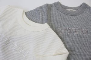 画像2: 40%off 2021春夏 FITH　ワッフル　ロゴブソデTシャツ　 (2)