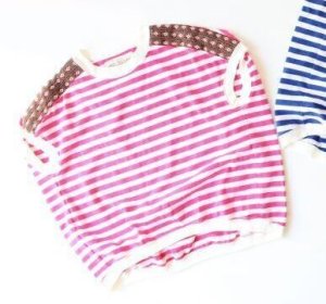 画像1: 50%off 春夏　GTH　ビンテージテンジク　チロリー　TEE　　6；ピンク　　サイズ；130 (1)