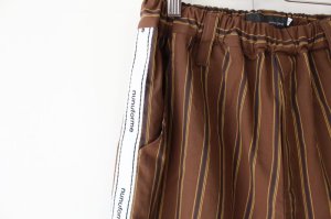 画像2: 50%off nunuforme  サイドテープ ストレートパンツ  Brown (2)