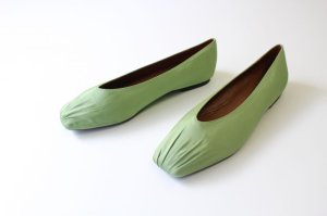 画像4: 50%off　ATELIER BRUGGE　　ボロネーゼサテンバレエシューズ　 (4)