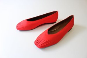 画像2: 50%off　ATELIER BRUGGE　　ボロネーゼサテンバレエシューズ　 (2)