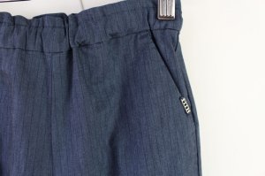 画像2: 40%off 2021春夏FITH　バックラッシュリネン　サブリナPN　　4；紺 (2)