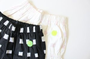 画像2: 50%off   フランキーグロウ  ORIG. CHECK FRILL BLOOMER  カラー;WHITE-PINK  サイズ;SS(70) (2)