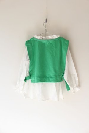 画像4: 30%off by LOVEiT   レイヤード風チュニック  43;グリーン (4)