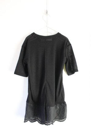画像3: 50%OFF  UNIONINI　TEDDYBEAR LACE SHEER TOPS　   カラー；black (3)
