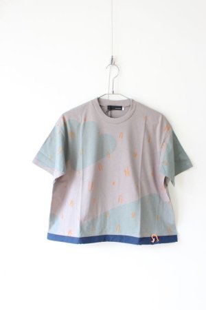 画像1: 30%off nunuforme 　ドローストリングT　Gray*Orange (1)