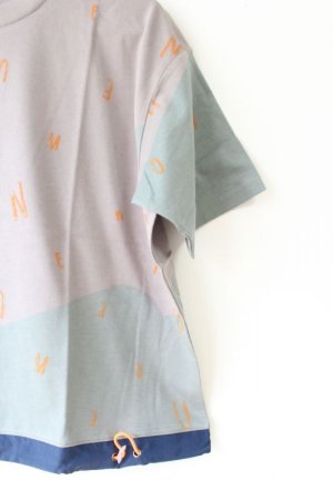 画像2: 50%off nunuforme  ドローストリングT Gray*Orange サイズ;115 (2)