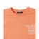 画像2: GLAZOS  　OE天竺・抗菌防臭加工バックロゴプリント半袖Tシャツ　オレンジ (2)