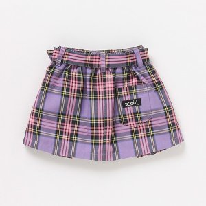 画像2: 40%off X-girl kids 　　ベルトつきレースアップスカパン　　61；ラベンダー (2)