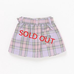 画像2: 40%off X-girl kids 　　ベルトつきレースアップスカパン　　61；ラベンダー (2)