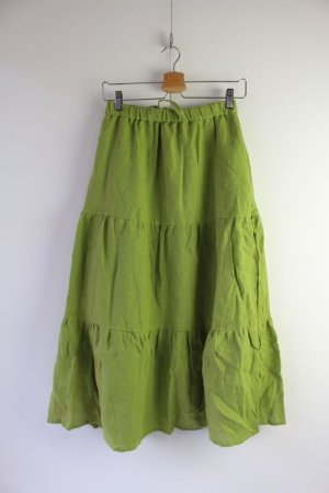 画像1: A View From Here   HENP tiered skirt  B.GREEN (1)