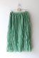 画像4: 2021Lilou&Lily 　ORGANIC WRINKLE  WRINKLE SKIRT　　B.GREEN (4)