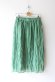 画像1: 30%off   Lilou&Lily 　ORGANIC WRINKLE  WRINKLE SKIRT　　B.GREEN (1)