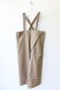 画像1: 40%off nunuforme 　ワンタックロングサロペット　　カラー；Beige (1)