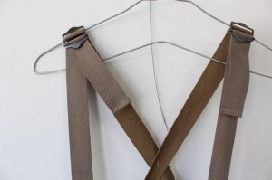 画像2: 50%off nunuforme  ワンタックロングサロペット  カラー;Beige (2)