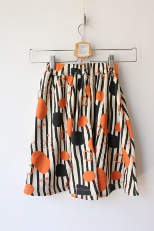 画像3: 40%OFF 2021AW  ZOZIO(ゾジヲ) Keshiki skirts     カラー;black*shu (3)